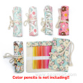 Art Pen cute roll up pencil bag